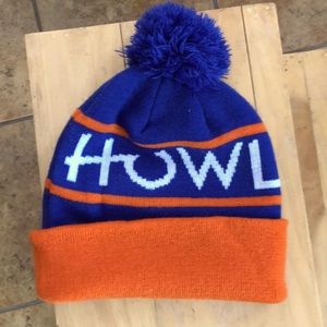 Howl blue & orange hat